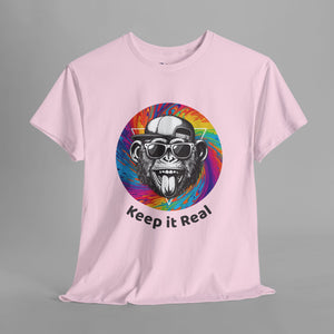 Keep It Real Monkey Graphic T-Shirt