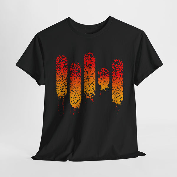 Melting Popsicle Abstract Art T-Shirt