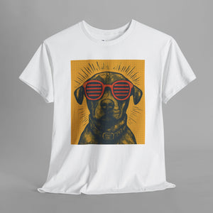 Retro Cool Dog Sunglasses - Vintage - Graphic T-Shirt