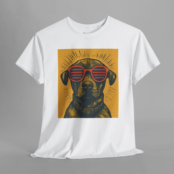 Retro Cool Dog Sunglasses T-Shirt