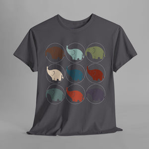 Colorful Elephant Collection - Minimalist - Graphic T-Shirt