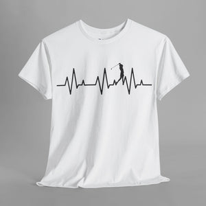 Golf Heartbeat Graphic T-Shirt, Women's