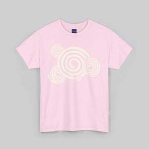 Soft Spiral Abstract Graphic T-shirt