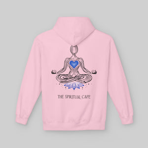 Meditation Silhouette - Blue Heart Chakra Yoga Hoodie - Hoodie