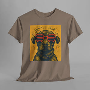 Retro Cool Dog Sunglasses - Vintage - Graphic T-Shirt