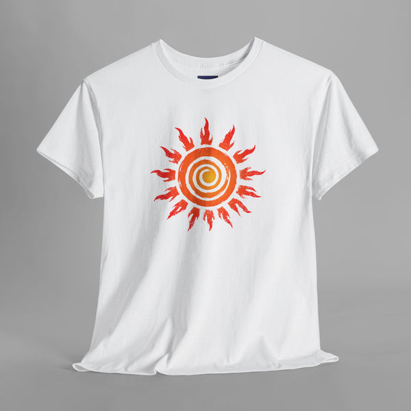 Abstract Sun Graphic T-Shirt