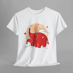 Cute Red Elephant - Graphic T-Shirt