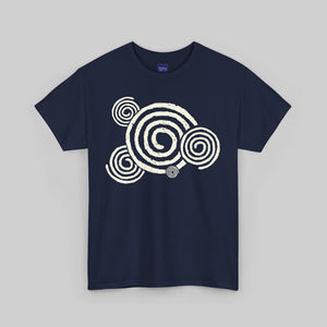 Soft Spiral Abstract Graphic T-shirt