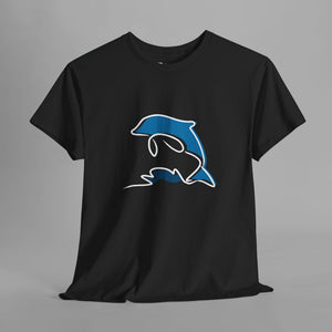 Contemporary Dolphin - Abstract - Graphic T-Shirt