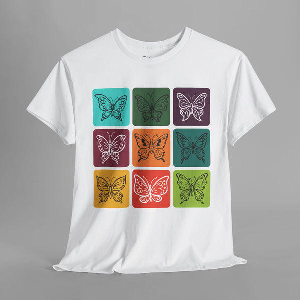 Colorful Butterflies Art T-Shirt