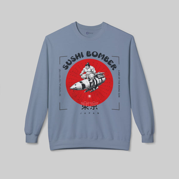 "Sushi Bomber" Japanese Pop Art Sweatshirt