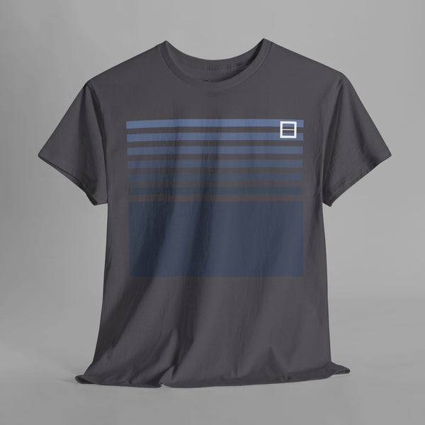 Boxy Striped Pattern T-Shirt