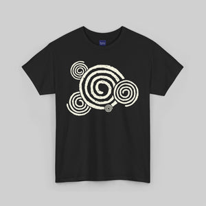 Soft Spiral Abstract Graphic T-shirt
