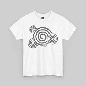 Soft Spiral Abstract Graphic T-shirt