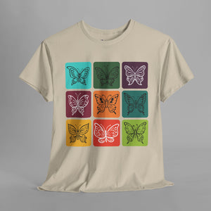 Colorful Butterflies - Nature Lover Aesthetic T-Shirt