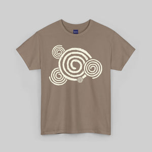 Soft Spiral Abstract Graphic T-shirt