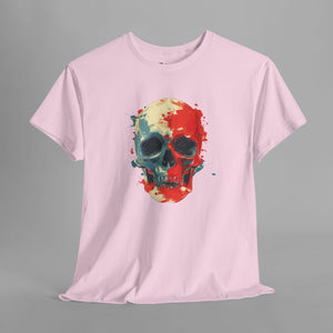 Paint Splash Skull Graphic - Abstract - Graphic T-Shirt