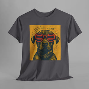 Retro Cool Dog Sunglasses - Vintage - Graphic T-Shirt