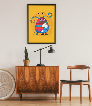 Abstract Creature Animal Nursery Wall Art