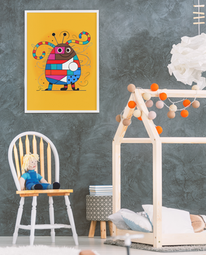 Abstract Creature Animal Nursery Wall Art