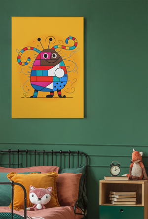Abstract Creature Animal Nursery Wall Art