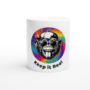 Cool Chimpanzee 'Keep it Real' Mug