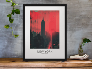 Manhattan Inferno Wall Art