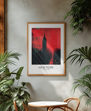 Manhattan Inferno Wall Art