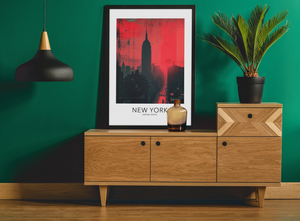Manhattan Inferno Wall Art