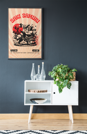 Saki Samurai Sumo Showdown Wall Art