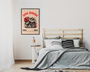 Saki Samurai Sumo Showdown Wall Art (digital)