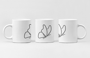 Abstract Line Animals Mug