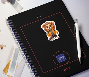 The Scholarly Lion - Cute Nursery Wall Art - Sticker