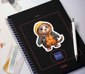 The Hamster Charm - Cute Nursery Wall Art - Sticker