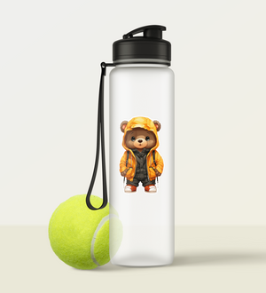 The Cozy Bear - Cute Nursery Wall Art - Sticker