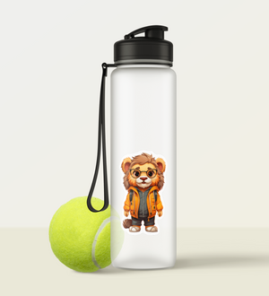 The Scholarly Lion - Cute Nursery Wall Art - Sticker