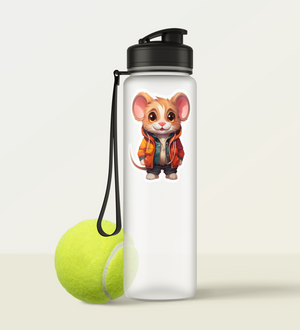 The Stylish Mouse - Whimsical Animal Wall Art - Sticker