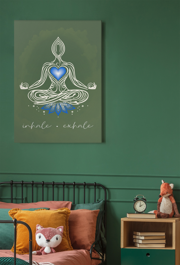 Mindful Breathing Art - Zen Meditation Print